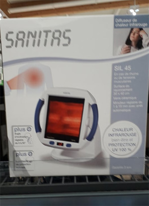 Diffuseur de chaleur infrarouge Sanitas (vu en magasin Lidl)