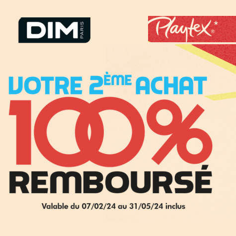 Dim-bdays2024.fr - Offre remboursement DIM 2me achat 100% rembours 2024