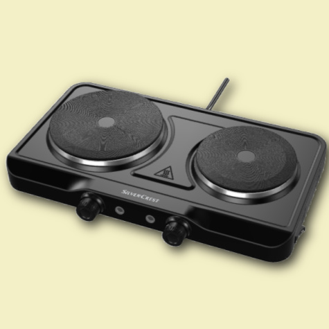 Double plaque de cuisson Lidl Silvercrest 