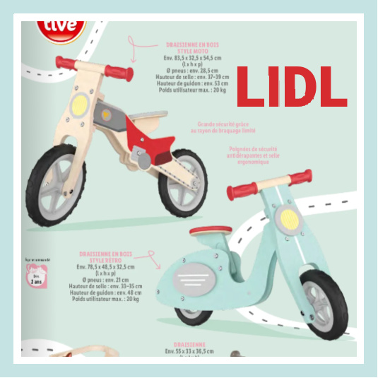 Draisienne en bois Lidl