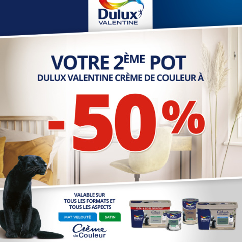 www.duluxvalentine.com/fr/les-offres-promo - ODR peinture Dulux Valentine