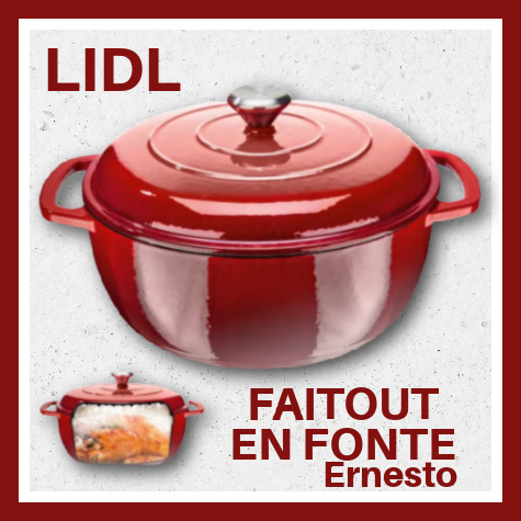 Faitout en fonte Lidl Ernesto