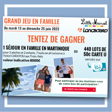 Magasins U jeu Famille  code - www.magasins-u.com/jeu-famille