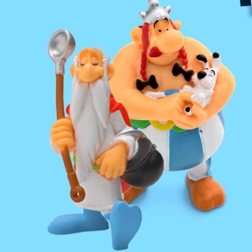 Exemples de figurines de la collection Bote Asterix Hachette