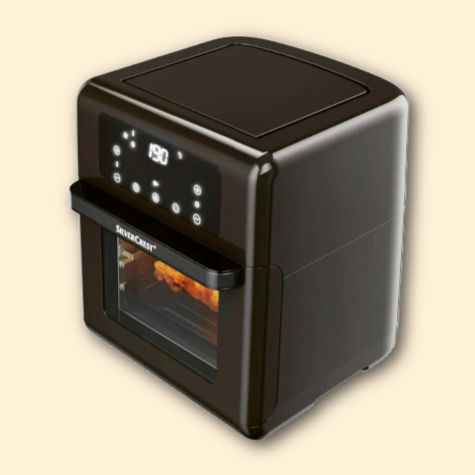 Friteuse à Air Chaud Silvercrest 9-en-1 - AirFryer 1800W 1,9L Noir Occasion