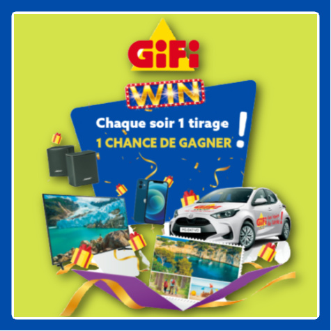 Jeu Gifi Win code pour gagner une voiture