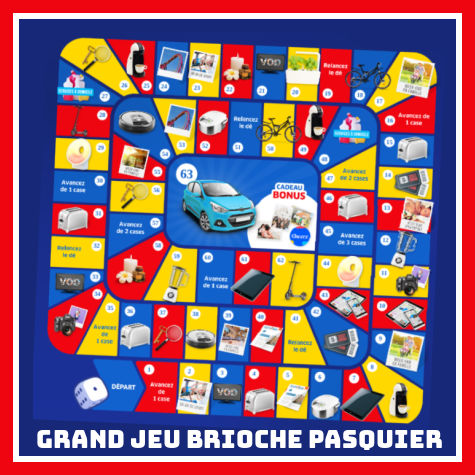 Plateau de jeu aux cadeaux du grand jeu Pasquier