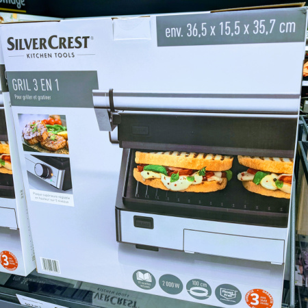 Lidl SILVERCREST Grill 3 in 1 2000W