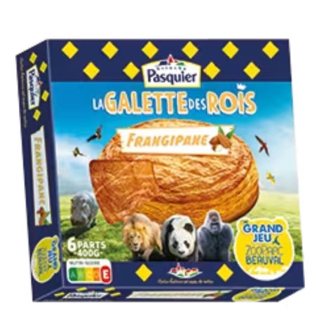 Galette des rois Pasquier 2026 f�ve animal zoo de Beauval