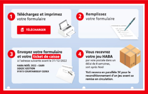 Comment avoir son jeu Haba offert ?