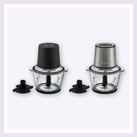 Hachoir multifonction Premium Lidl Silvercrest noir et inox