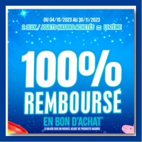 www.100anshasbro.fr - Hasbro Nol 2me jouet 100% rembours en bon d'achat