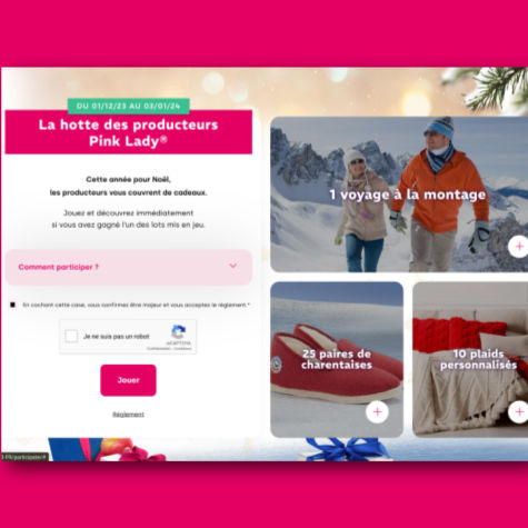 www.lahottepinklady.fr - Jeu la hotte des producteurs Pink Lady