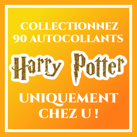 Magasins Super U album autocollants Harry Potter  collectionner