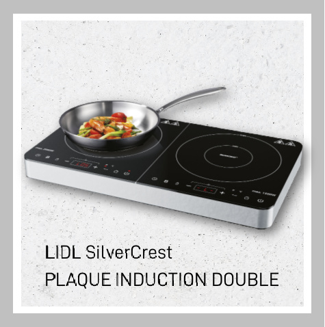 Plaque  induction double Lidl Silvercrest