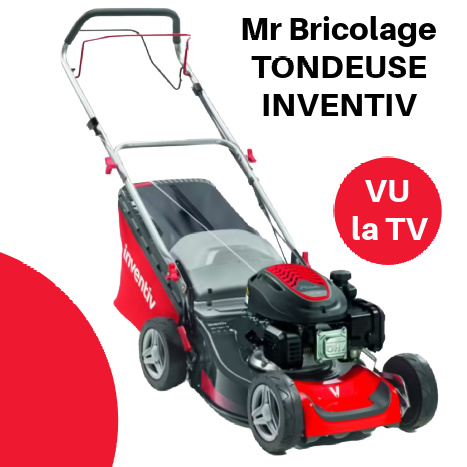 Mr Bricolage tondeuse thermique tracte Inventiv 120 cm3 259