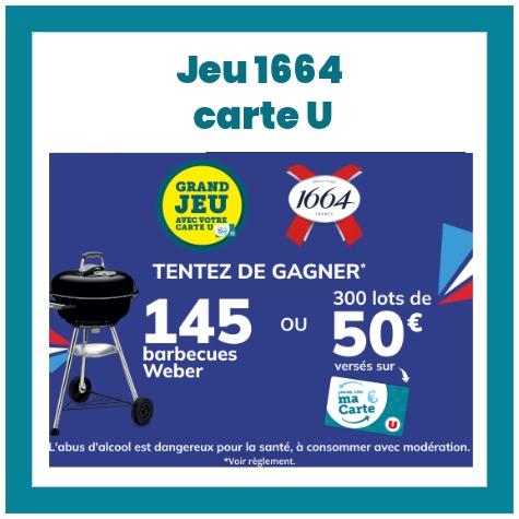 Magasins U jeu � code 1664 2026 - www magasins-u com