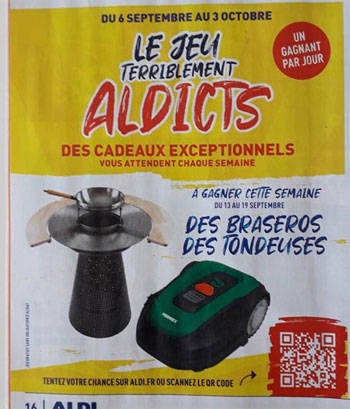 Jeu Aldicts Aldi 2021