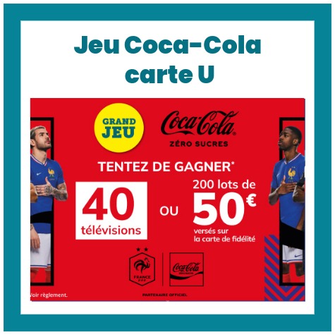 Magasins U jeu � code Coca-Cola 2026 - www magasins-u com
