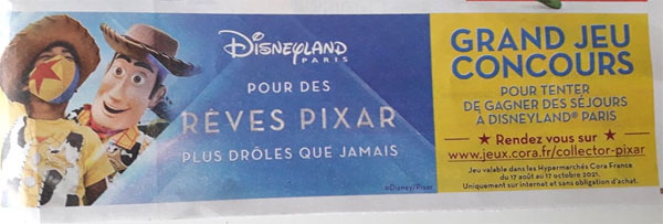 www.jeux.cora.fr/collector-pixar - Jeu concours Cora collector Pixar