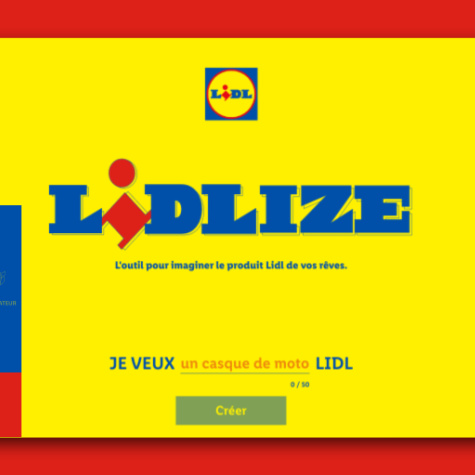 Jeu Lidlize crez un objet aux couleurs de Lidl avec l'IA et gagnez-le