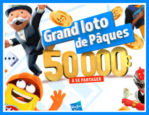 Jeu Hasbro grand loto de Paques - www.loto-paques-hasbro.fr