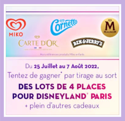 www.JeuMiko2022.com - Grand jeu Miko 2022 Disneyland Paris