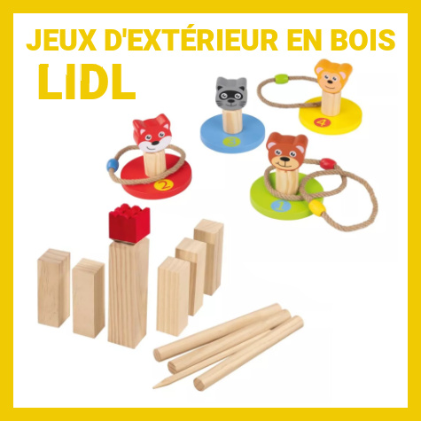 Jeux d'extrieur en bois Lidl 