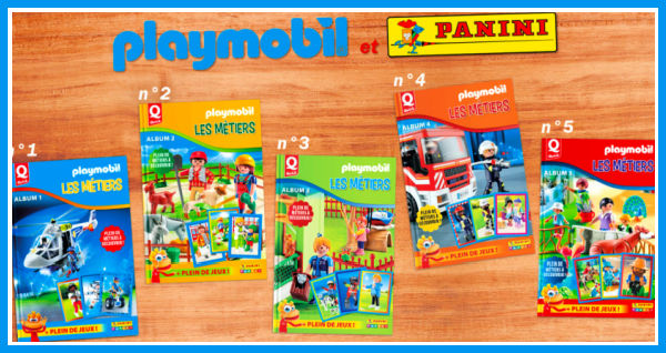 Jouet du moment Quick dans menu Magic Box : albums et stickers Playmobil Panini