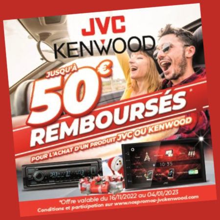 Offre de remboursement autoradio JVC