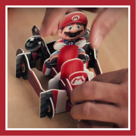 Mcdo Kart Super Mario en carton dans le Happy Meal