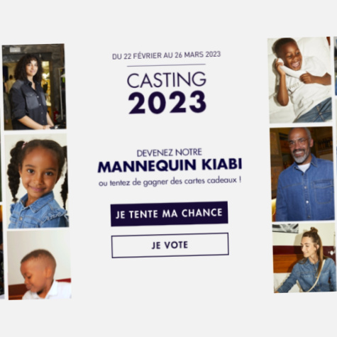 www.kiabi.com/casting - Grand jeu Kiabi Casting 2023