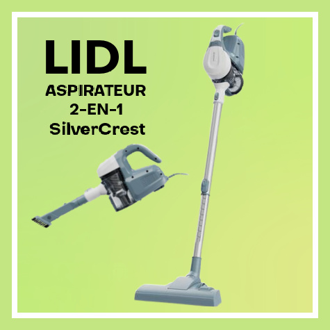 Aspirateur 2 en 1 Lidl Silvercrest 