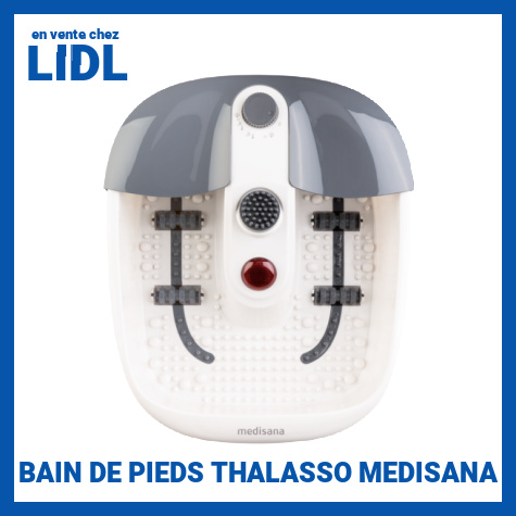 Lidl bain de pied Thalasso Medisana