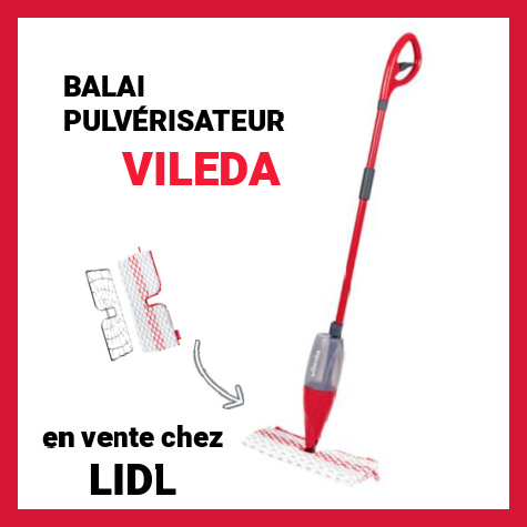 Lidl balai pulvrisateur Vileda