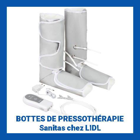 Bottes de pressothrapie Lidl Sanitas 