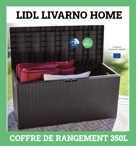 Coffre de rangement Lidl Livarno Home