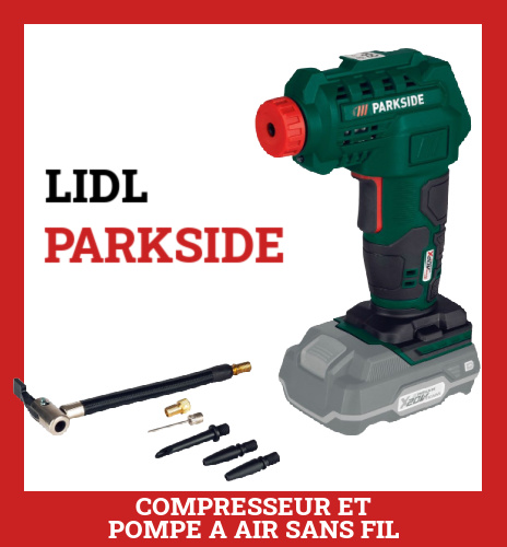 Compresseur avec pompe  air sans fil Lidl Parkside