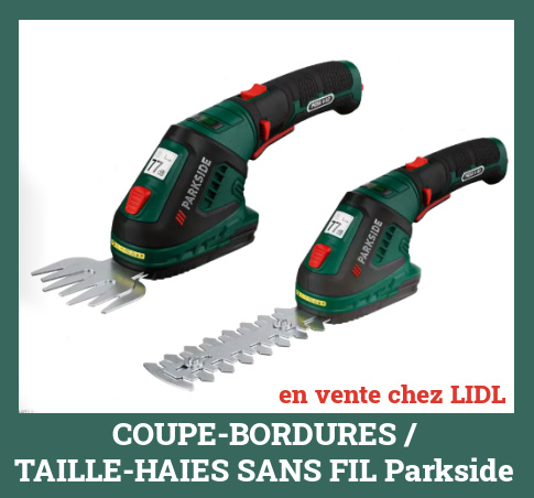 Coupe-bordures taille-haies sans fil Lidl Parkside