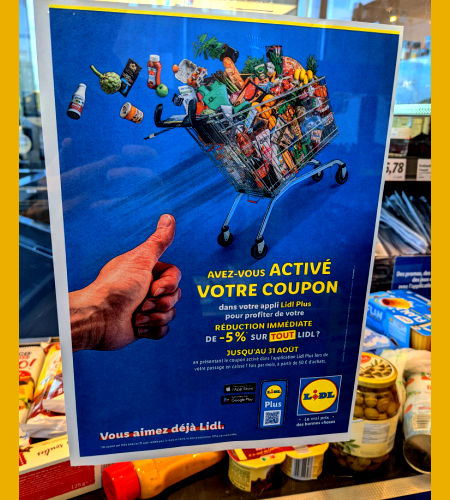 Les coupons de l'appli Lidl + offrent encore plus de rductions