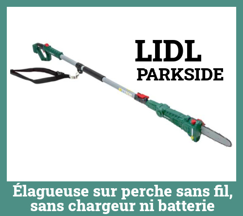 Elagueuse sur perche Lidl