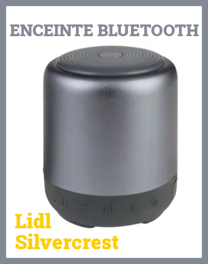 Enceinte Bluetooth Lidl Silvercrest 