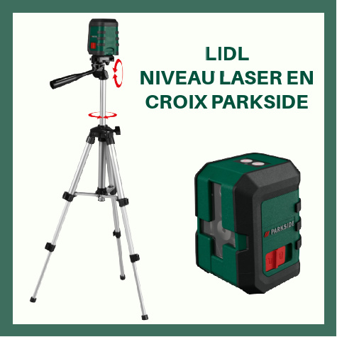 Niveau laser en croix Lidl Parkside