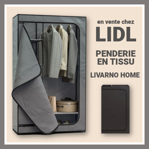 Penderie en tissu Lidl