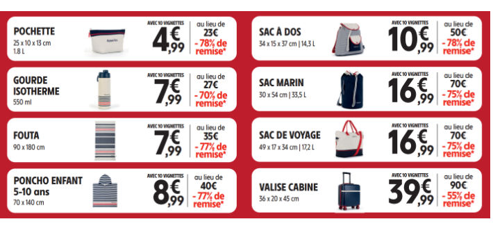 Liste des articles Armor Lux vignettes Intermarch� 2026