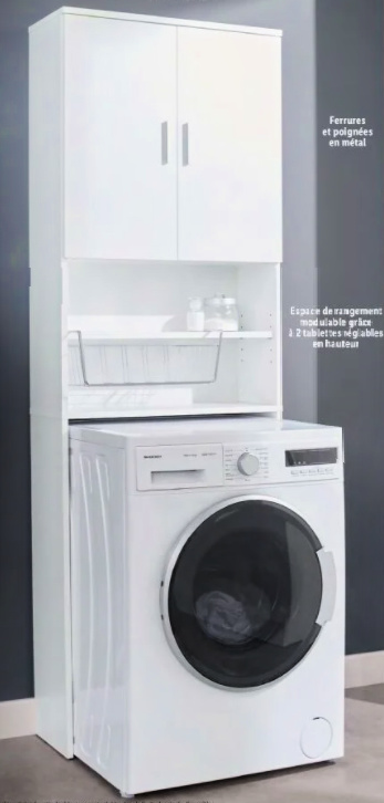 Meuble pour machine  laver Lidl Livarno Home