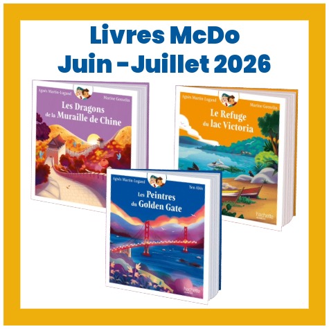 Livre Mcdo en ce moment dans Happy Meal juin juillet 2026