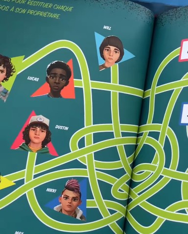 Livret d'activit� Stranger Things du Happy Meal