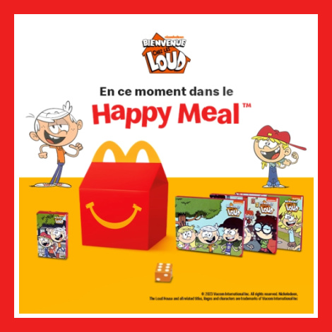 Opration Happy Meal jeux de socit famille Loud Mcdo