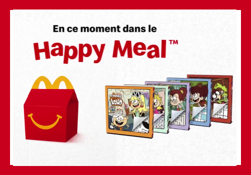 Carnets activits les Loud Mcdo Happy MEal